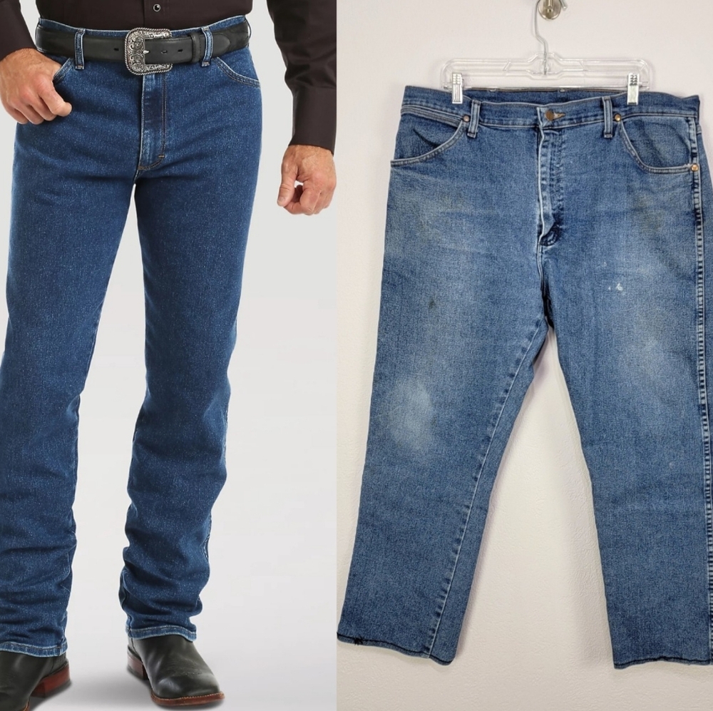 Vintage Wrangler Active Flex Cowboy Cut Jeans Mens Size 38×30